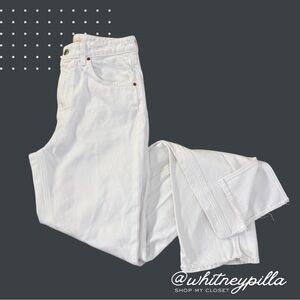 GRLFRND women’s jeans The Harlow White High Rise Bootcut Slit Hem Size 27